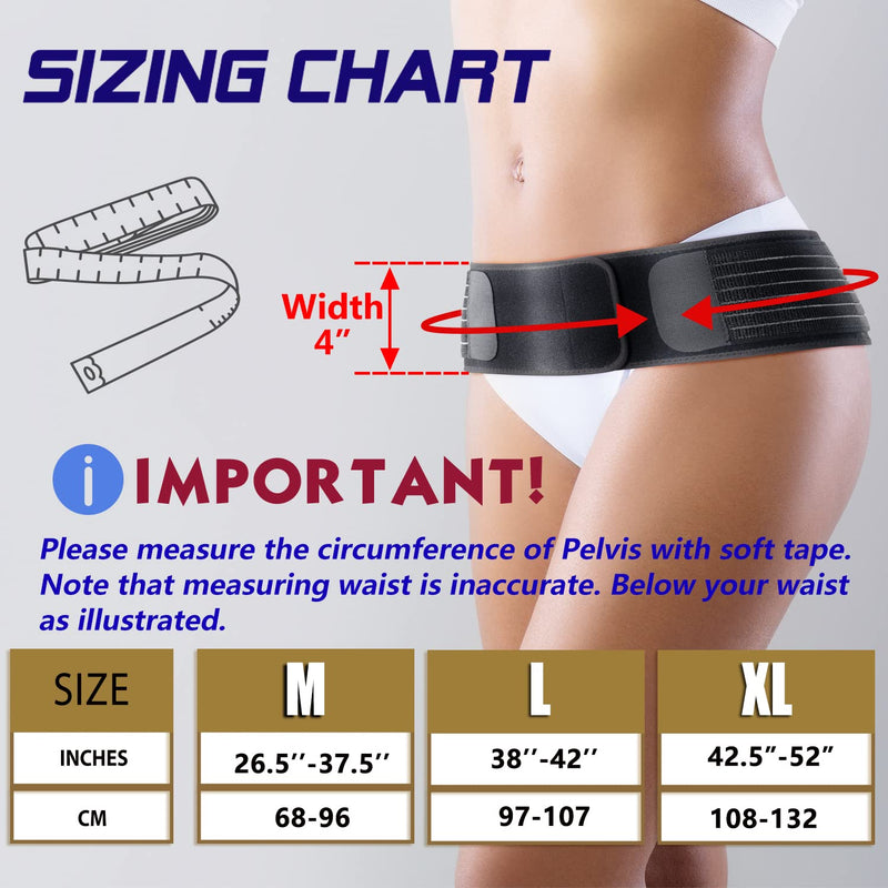 Thx4COPPER Elastic Mesh SI Hip Belt, Compression Lower Back Support Brace, Anti-Slip Sacroiliac Joint Brace for Men/Women, Pain Relief for Sciatica, Pelvis, Lumbar, Nerve, Leg, Sacral, Sacrum Breathable mesh ultra-thin fabric XL - NewNest Australia