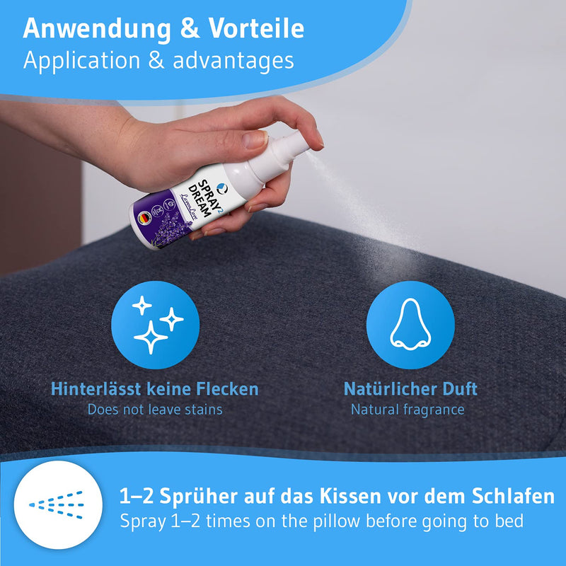 Lavender Pillow Spray | Lavender Spray For Pillows For Falling And Relaxing | Aroma Lavender Oil | Essential Oils Natural | Fragrance Oil With Essential Oils | Deep Sleep Spray For Pillows 100 Ml - NewNest Australia
