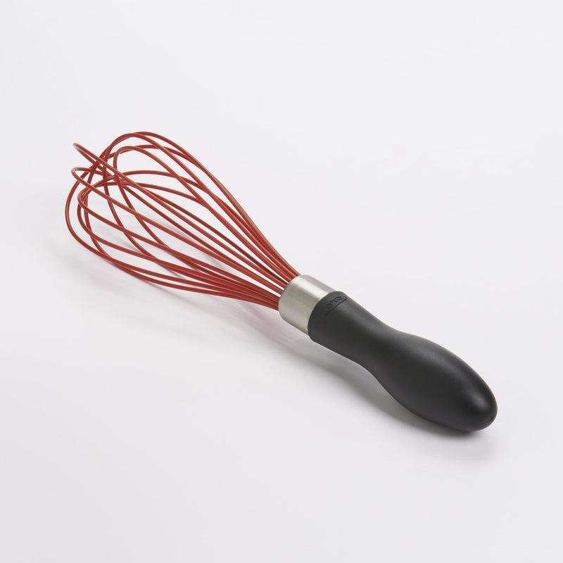 NewNest Australia - OXO Good Grips Better Silicone Whisk, 9-Inch, Red,Red/Black Red/Black 