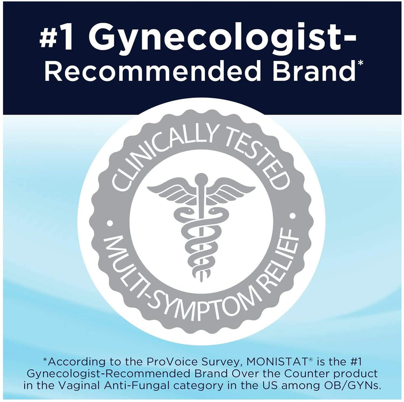 Monistat 1-Day Yeast Infection Treatment, Prefilled 1 Day Ovule - Itch Cream - NewNest Australia
