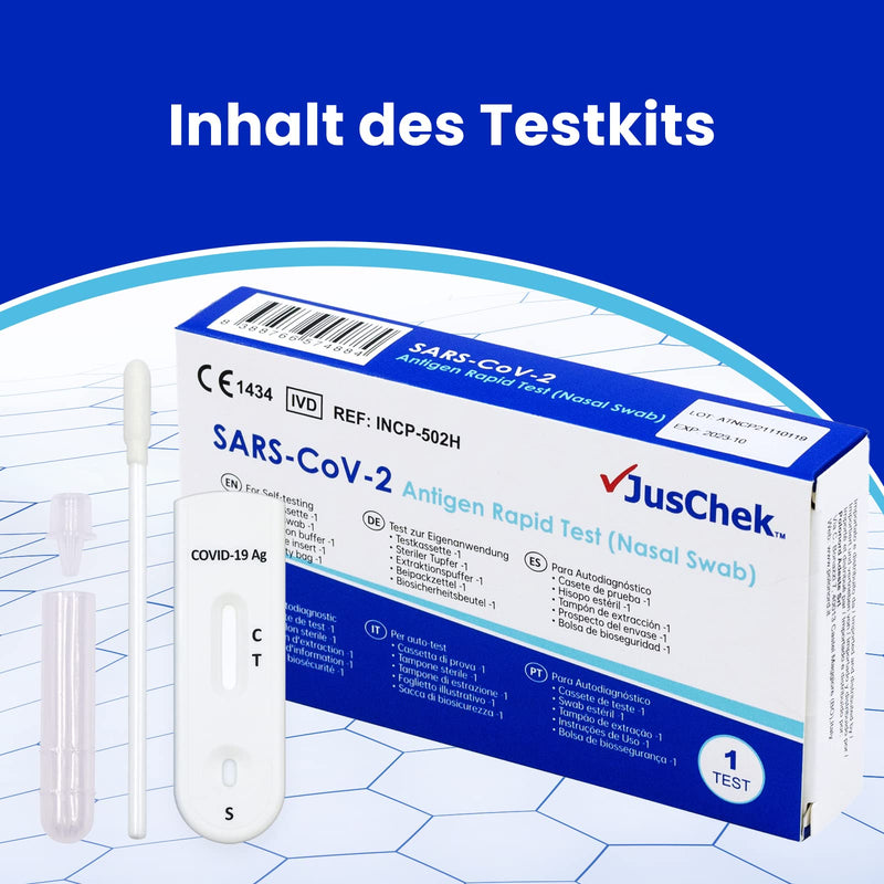 Adeste - NEW 10 x 1 Corona rapid test for home COVID 19 Antigen Rapid Test Swab self-test. Tested for all variants. Non-invasive, non-disturbing, easy. Made in October 2023 - NewNest Australia