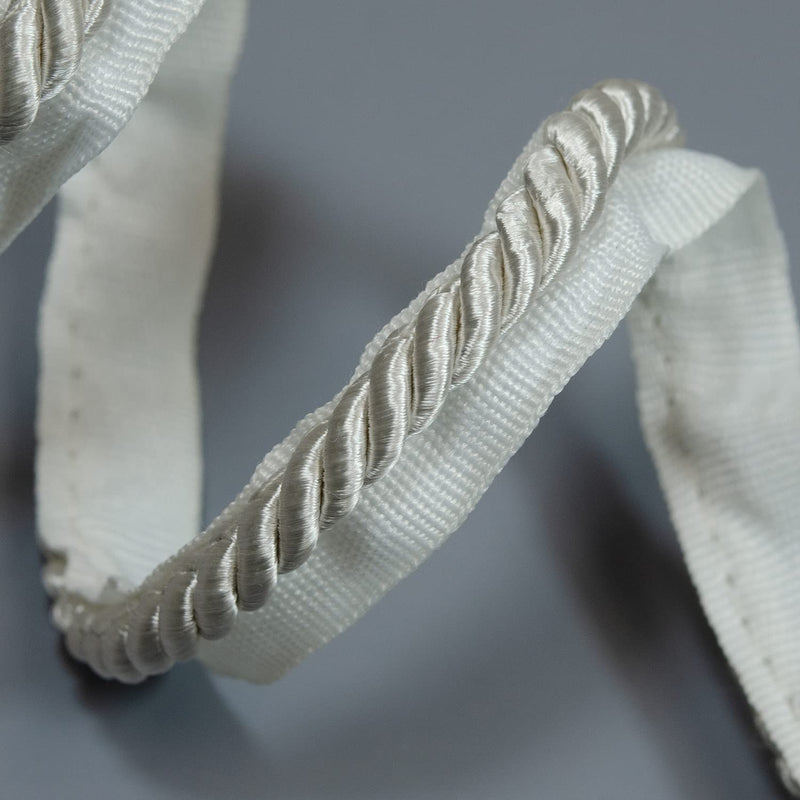 Trims by the Yard Emmerson 1/4" Twisted Lip Cord Ivory | (10 Yard Cut) Trim - NewNest Australia