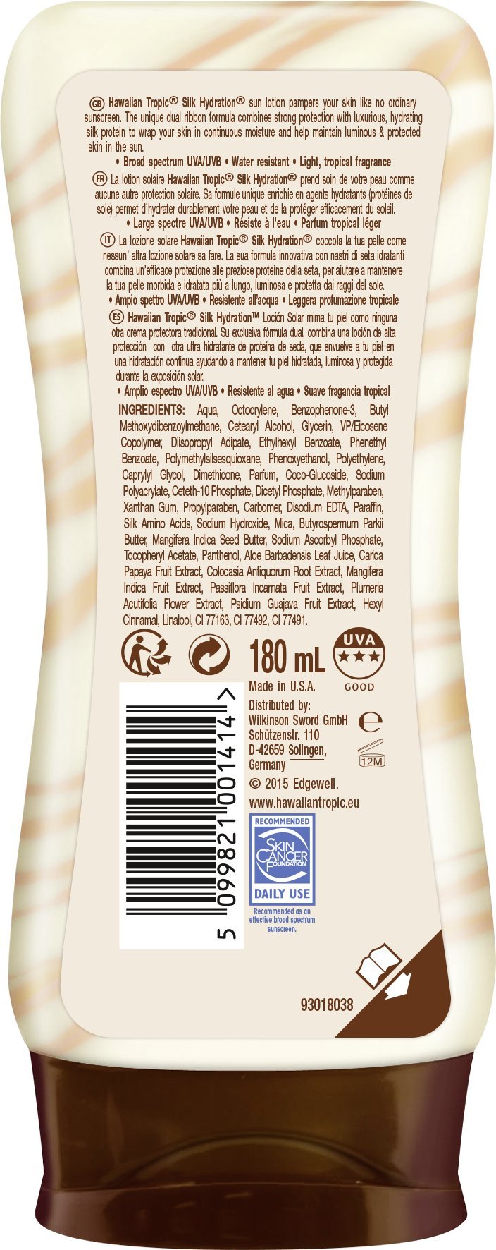 Hawaiian Tropic SPF30 Silk Hydration Lotion - 180 ml - NewNest Australia