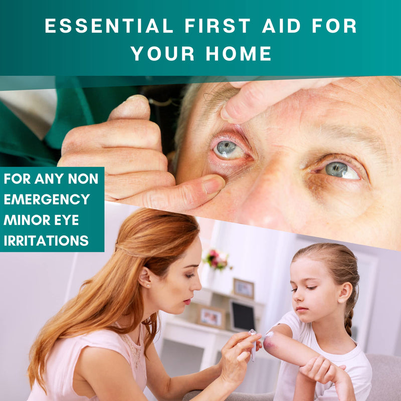 I-Wash Bottle - The Premium Eye Wash for Most Minor Eye Irritations, Sterile Saline Solution 0.9% PH EUR, 250ml and 500ml Bottles Available (500ml Pack of 1 Bottle) 500ml Pack of 1 bottle - NewNest Australia