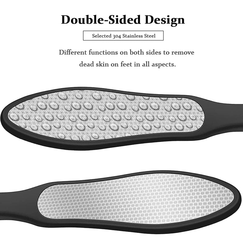 Roserrose Foot Rasp Made Of Double-Sided Stainless Steel, Callus Remover, Callus File, Portable Foot Care, For Removes Dead Callus Removal And Shrinked Skin Calluses - NewNest Australia