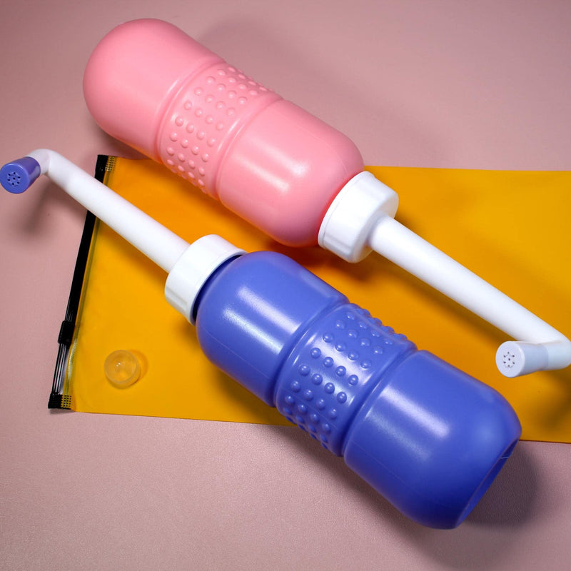 2PCS Perineal Bottle for Postpartum Care - Portable Bidet with Angled Spout for Post Partum Pain Relief. Postpartum Essentials with Storage Bag - NewNest Australia