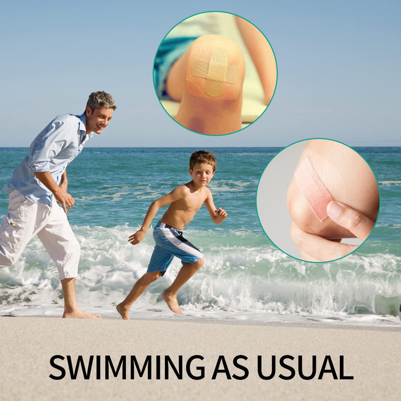 Waterproof Bandage, 10Cm X 10M Fixation Plaster, Breathable Tape, Elastic Adhesive Bandage Tape For Neck, Back, Shoulder, Arms, Wrists, Thighs, Shower Plasters - NewNest Australia