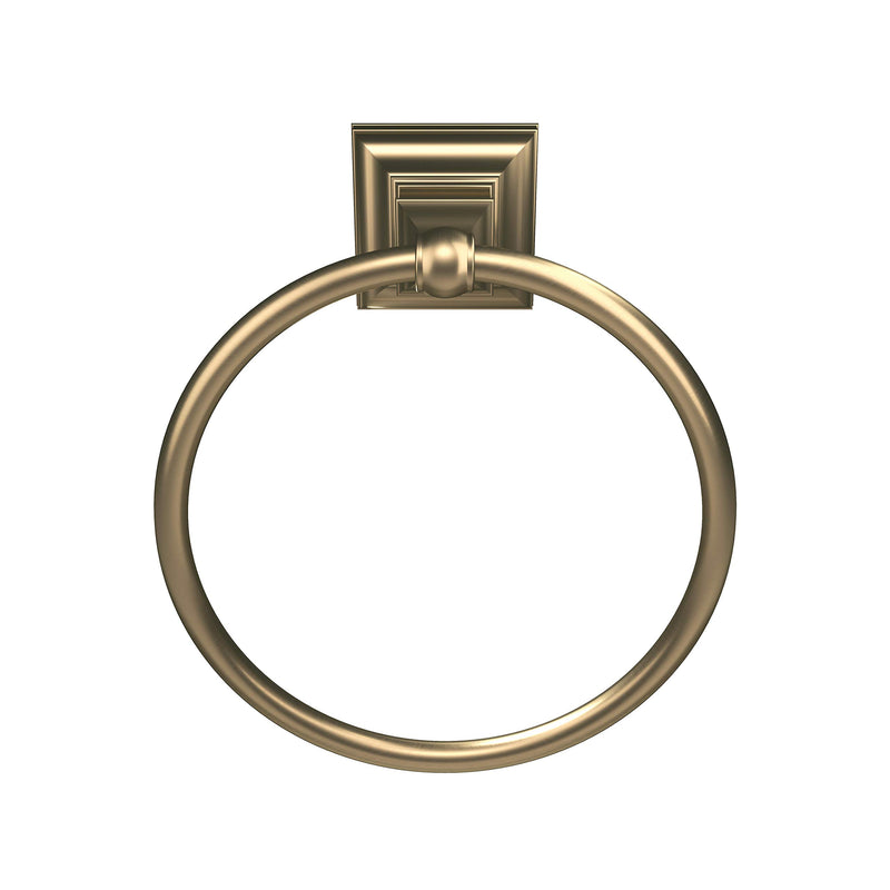 Amerock Markham 6-7/8 in (175 mm) Length Towel Ring in Golden Champagne - 1 Pack - NewNest Australia