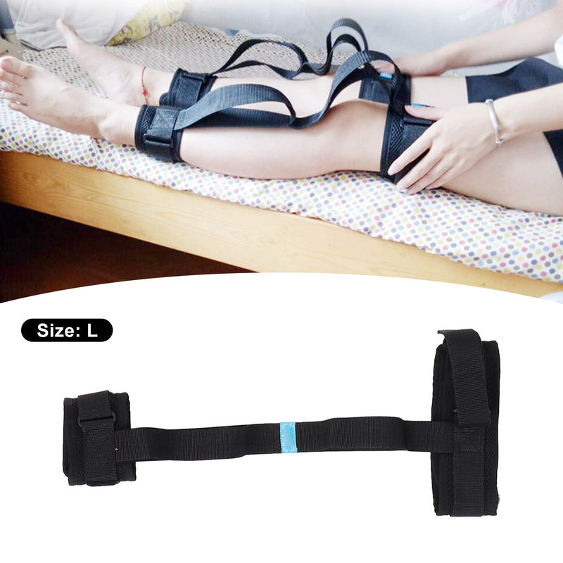 Leg Lifter Strap, Soft Leg Lifter Strap Breathable Leg Lift Assist Band Leg Training Recovery Stretching Assist Band with Leg Loops Mobility Tool for Wheelchair(L) - NewNest Australia