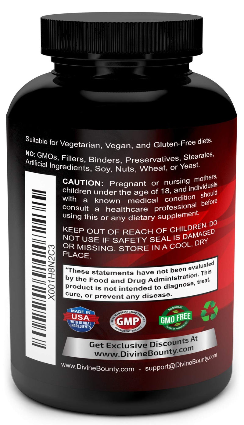 Divine Bounty Super B Complex Vitamins - All B Vitamins Including B12, B1, B2, B3, B5, B6, B7, B9, Folic Acid - Vitamin B Supplement - Support Healthy Energy Metabolism - 90 Vegetarian Capsules 1 - NewNest Australia
