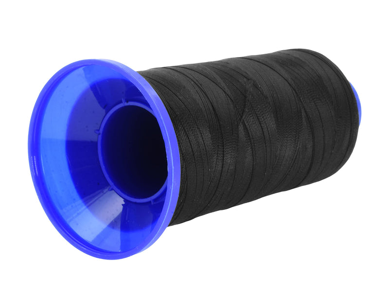 Mandala Crafts Heavy Duty Thread - #69 T70 210D/3 1500 Yds Heavy Duty Polyester Thread for Sewing Machine Outdoor Marine Jeans Leather Thread Drapery Upholstery Thread #69 T70 210D/3 1500 Yards Black - NewNest Australia