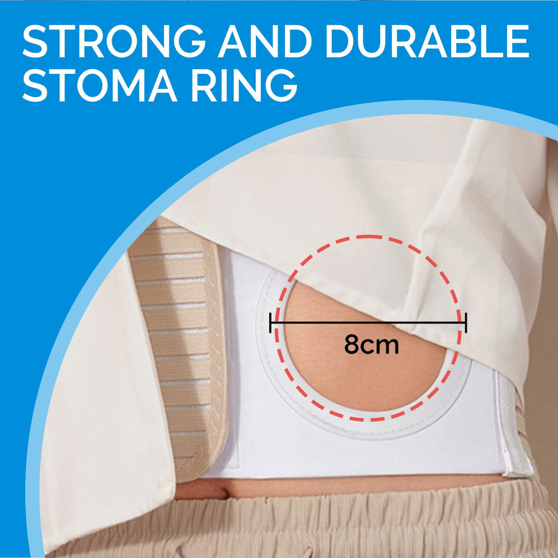 Ostomy Belt, Unisex Ostomy Belt, Elastic Hernia Belt, Post Colostomy Abdominal Support, Stoma Bandage, Breathable Ostomy Bandage Skin Ostomy Supply, Available In 4 Sizes (L) - NewNest Australia