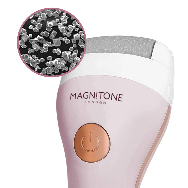 Magnitone Well Heeled 2 Rechargeable Express Pedicure System Electric Hard Skin Remover, Pink, 1 count - NewNest Australia