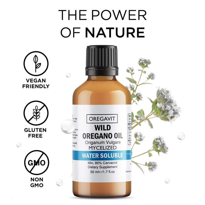 Water Soluble Wild Oil of Oregano Oil 50ml/1,7oz Promotes Clean Teeth * Healthy Gums * Good Breath * Healthy Digestive and Elimination Function * Daily MOUTHWASH*Ideal for Nebulizer - NewNest Australia