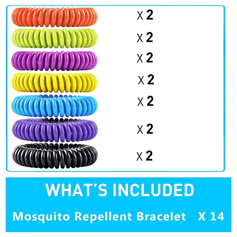 14 Pack Mosquito Bracelets for Kids Adult - NewNest Australia