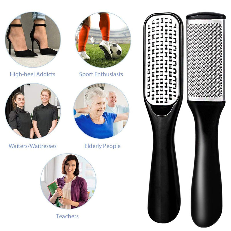 Foot File Set 20 In 1, Pedicure Set, Stainless Steel Callus Remover Callus Removal Foot Care Set, Professional Callus Removal Set, Foot Care Set For Women, Men, Salon Or Home - NewNest Australia
