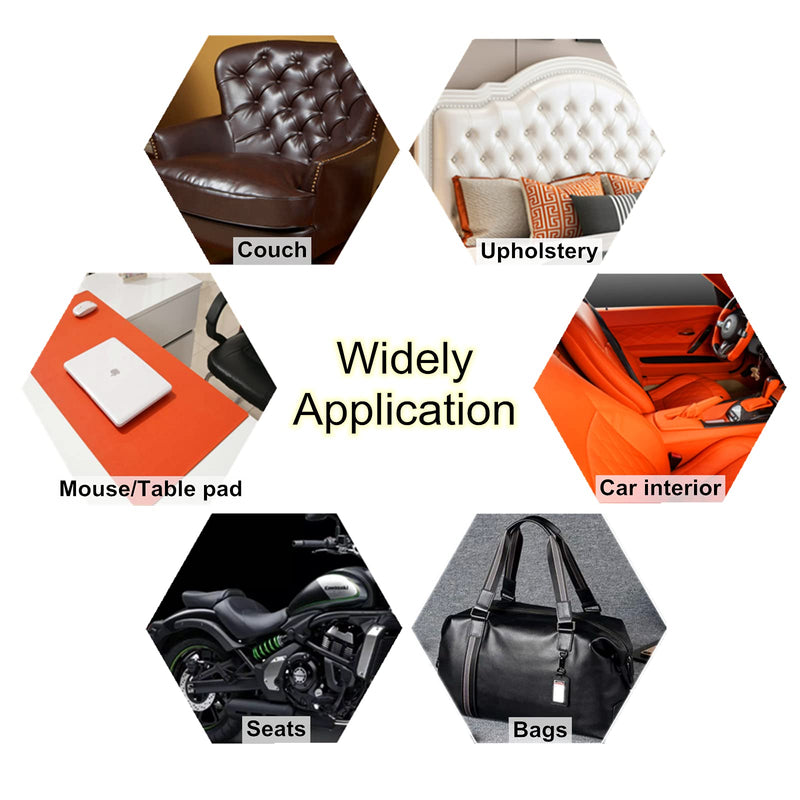 ILOFRI Large Leather Repair Patch 60x17 inch, Self Adhesive Vinyl and Leather Repair Tape Kit for Couch, Car Seat, Furniture, Upholstery, Sofa, Chairs, Handbags, Boots, Book Cover, Jacket - Beige - NewNest Australia