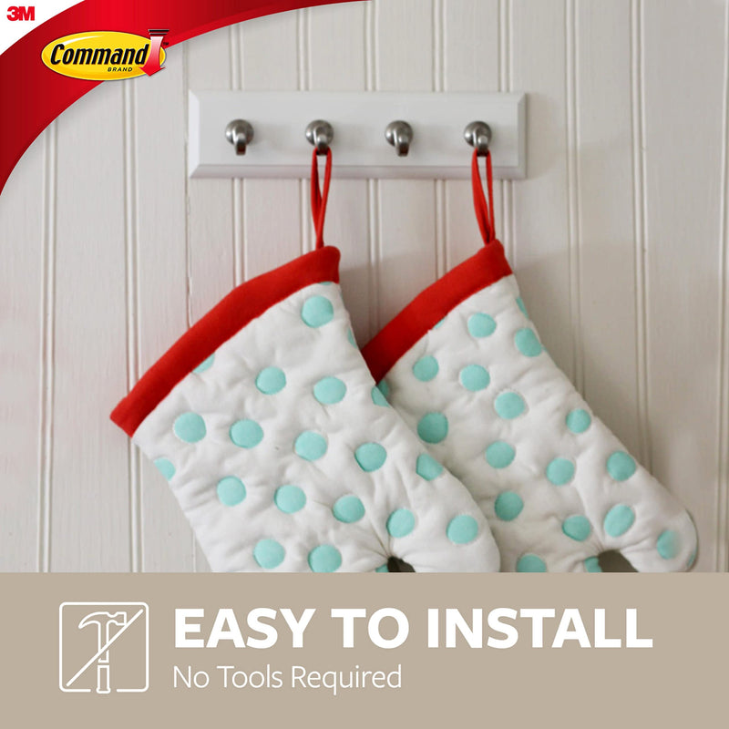 Command Key Rail, Quartz, 1-Rail, 6-Strips, Organize Damage-Free Small 1 Pack - NewNest Australia