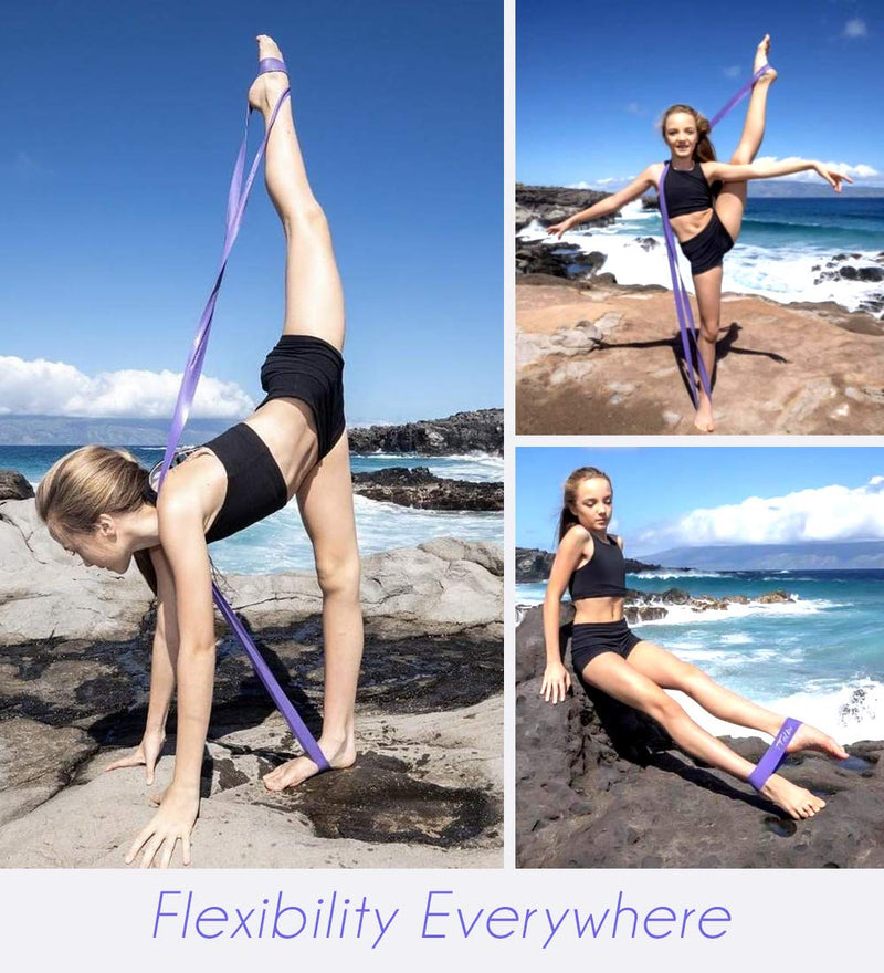 TTolbi Dance Equipment : Stretch Bands for Dancers and Ballet | Dance Stretch Bands for Flexibility, Mobility and Strength | Dance Stuff | Gymnastics Stuff | Dance Accesories Purple Regular - NewNest Australia