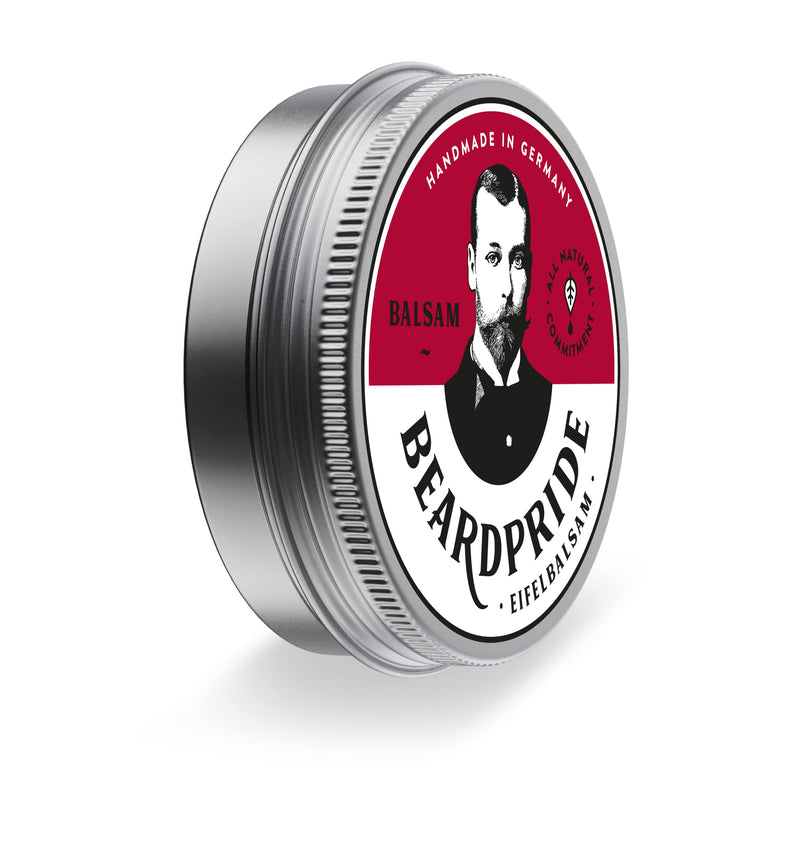 BEARDPRIDE Beard Balm for Men - The Original Beard Balm from the Barbershop - Our Beard Balm is based on natural shea butter and valuable oils - Beard Balm - Gift for Men (Eifel, 28g) Eifel 28.00 g (pack of 1) - NewNest Australia