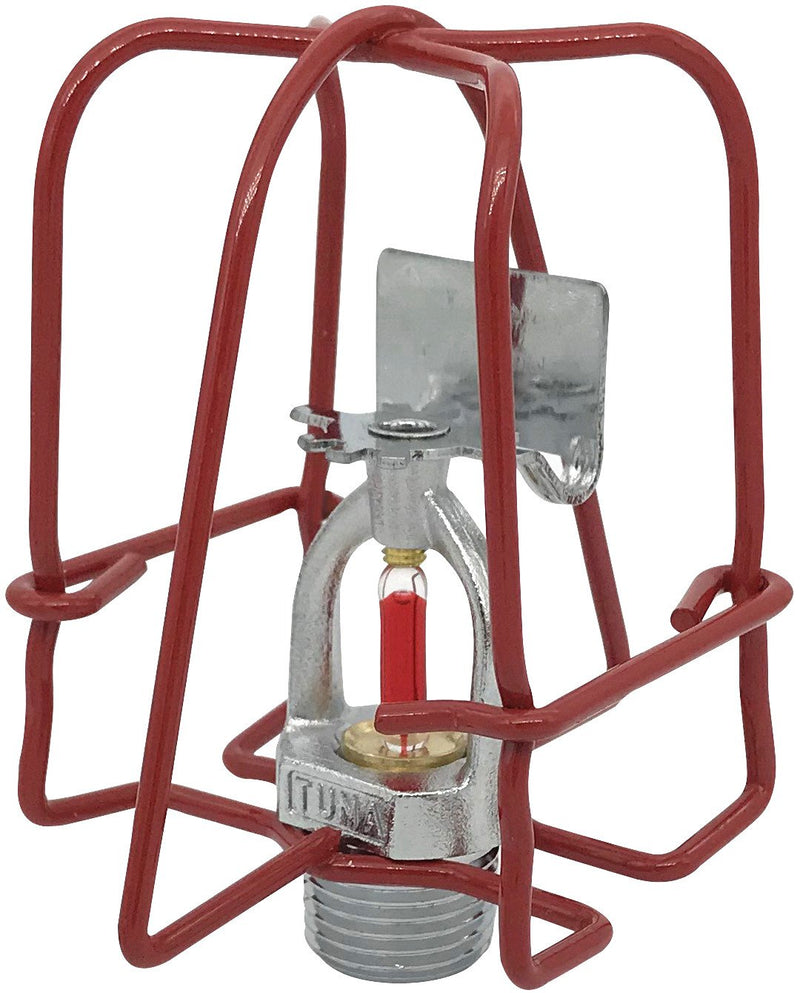 Happy Tree (6 Pack) 3/4" IPS Red Fire Sprinkler Head Guard for Pendent & Upright & Horizontal Sidewall Head - Double Hook 6 Pack - NewNest Australia