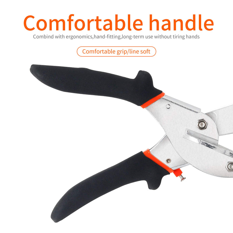 GARTOL Miter Shears- Multifunctional Trunking Shears for Angular Cutting of Moulding and Trim, Adjustable at 45 To 135 Degree, Hand Tools for Cutting Soft Wood, Plastic, PVC, with Replacement blades - NewNest Australia