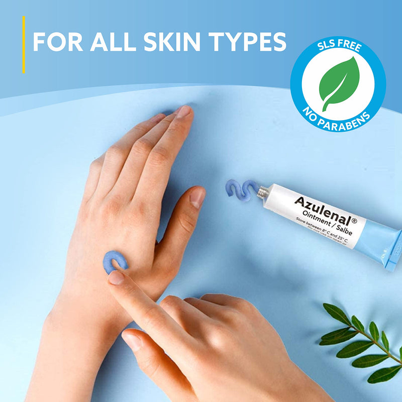 Azulenal® wound and healing ointment with guaiazulene | Ointment After Eczema Wound Ointment Baby Cream and Breastfeeding Mothers | Wound care ointment for diaper rash, itching and sore nipples 20 g (pack of 1) - NewNest Australia