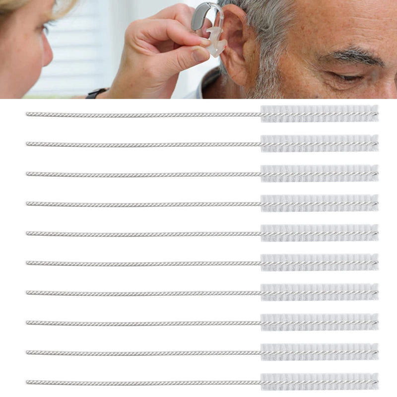 Pack Of 10 2.5 Mm Hearing Aid Cleaning Kits, Cleaning Brush For Hearing Aids, Hearing Aid Fan Brush, Professional Nylon Hair Hearing Aid Pipe Cleaning Tool Accessories - NewNest Australia