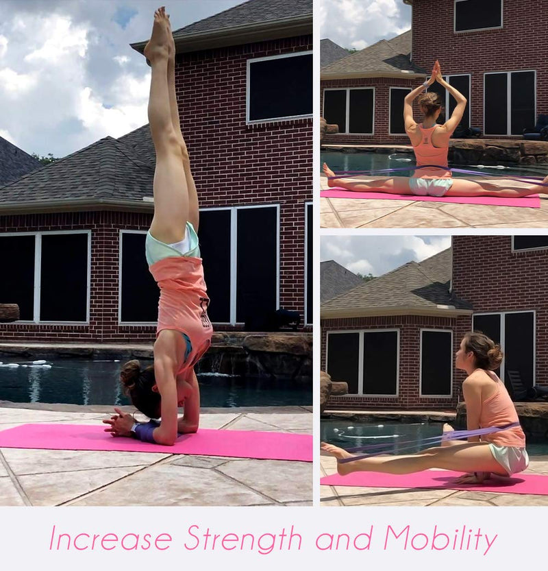 TTolbi Dance Equipment : Stretch Bands for Dancers and Ballet | Dance Stretch Bands for Flexibility, Mobility and Strength | Dance Stuff | Gymnastics Stuff | Dance Accesories Purple Regular - NewNest Australia