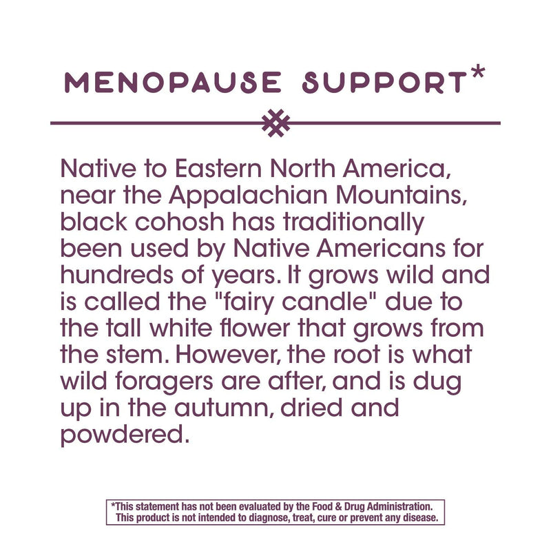 Nature's Way Standardized Black Cohosh, 2.5% Triterpene Glycosides per serving, 40 mg per serving, Non-GMO Project Verified, Gluten Free, Vegetarian, 120 Capsules 120 Count (Pack of 1) - NewNest Australia