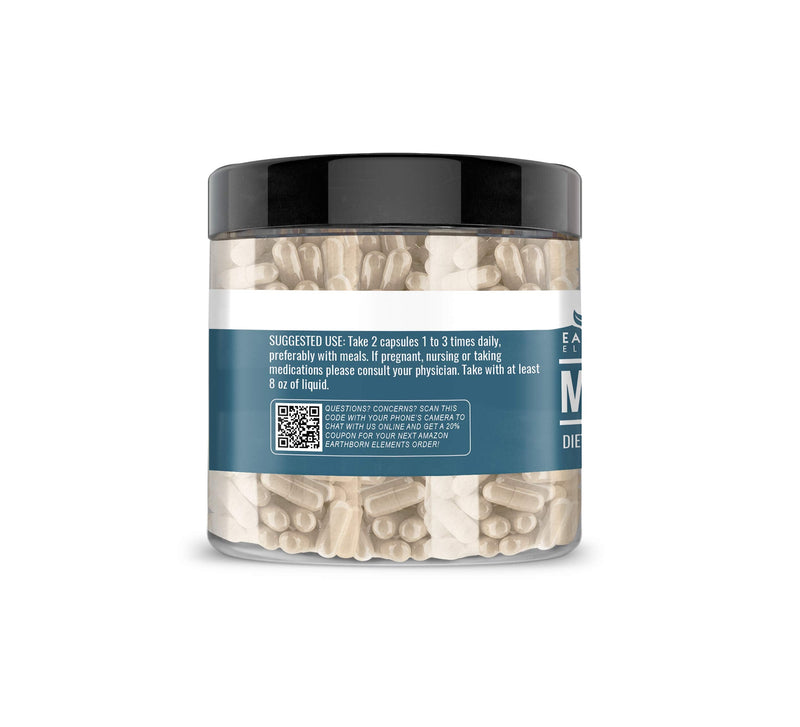 Earthborn Elements Marshmallow Root 200 Capsules, Pure & Undiluted, No Additives 200 Count (Pack of 1) - NewNest Australia
