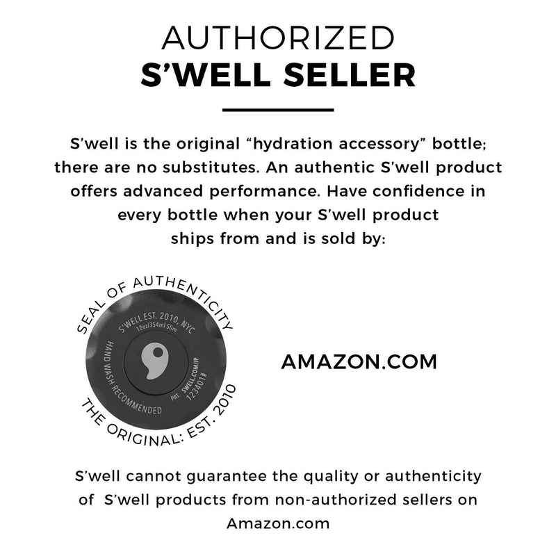 NewNest Australia - S'well Stainless Steel Chiller-Onyx-Fits 12oz Cans and Slim Bottles Triple-Layered Vacuum-Insulated Keeps Drinks Cool and Hot for Longer-Dishwasher-Safe BPA-Free for Travel 