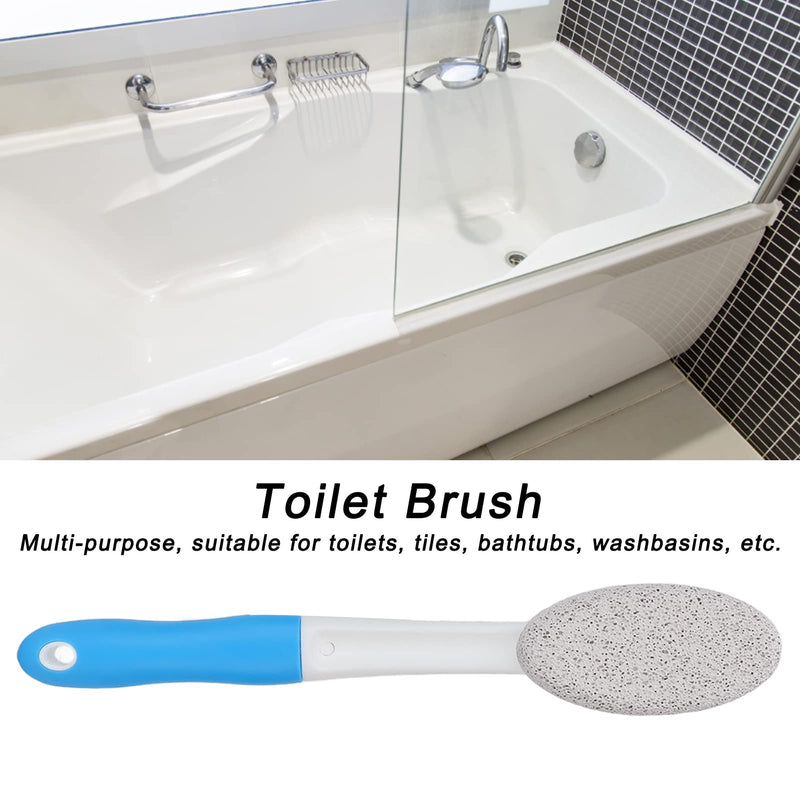 Alvinlite Pumice Stone Toilet Cleaner, Pumice Stone Toilet Brush, Toilet Stain Remover, Heavy Duty Toilet Scrubber, Limescale Remover With Long Handle For Toilet, Bathtub - NewNest Australia