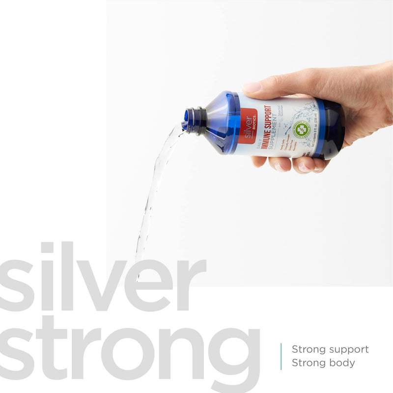 American Biotech Labs - Silver Biotics - Colloidal Silver Liquid Daily Immune Support Supplement with SilverSol Technology - 8 Fl Oz 8 Fl Oz (Pack of 1) - NewNest Australia