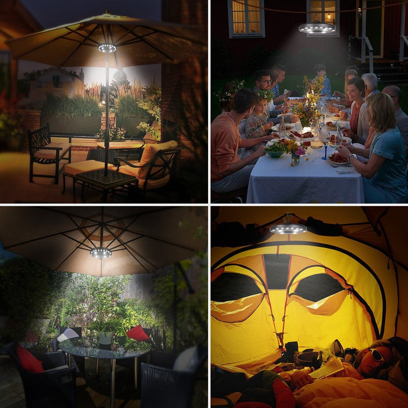 OYOCO Patio Umbrella Light 3 Brightness Modes Cordless 28 LED Lights at 200 lumens-4 x AA Battery Operated,Umbrella Pole Light for Patio Umbrellas,Camping Tents or Indoor Use - NewNest Australia