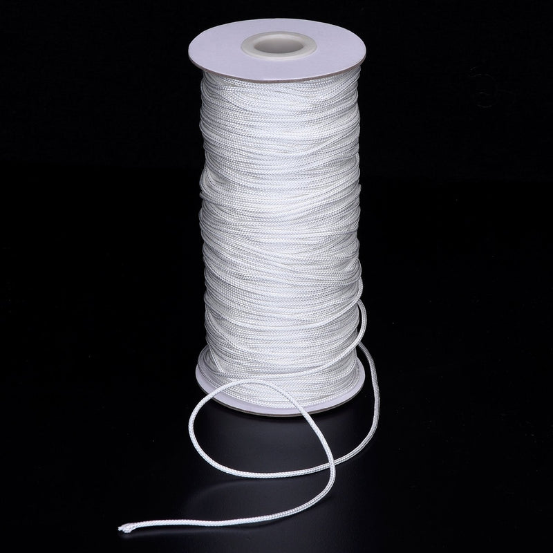 Outus 109 Yards/Roll White Braided Lift Shade Cord for Aluminum Blind Shade, Gardening Plant and Crafts(1.8 mm) - NewNest Australia