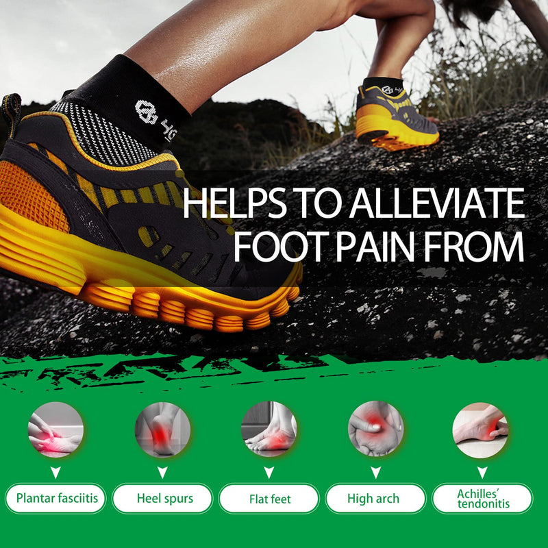 Plantar Fasciitis Relief & Recovery Kit ‚ Pack Of 9 Foot Care Compression Sleeve Silicone Heel Protective Massage Ball Cushioned Arch Supports And Inserts ‚ Pain Relief & Increase Blood Flow - NewNest Australia