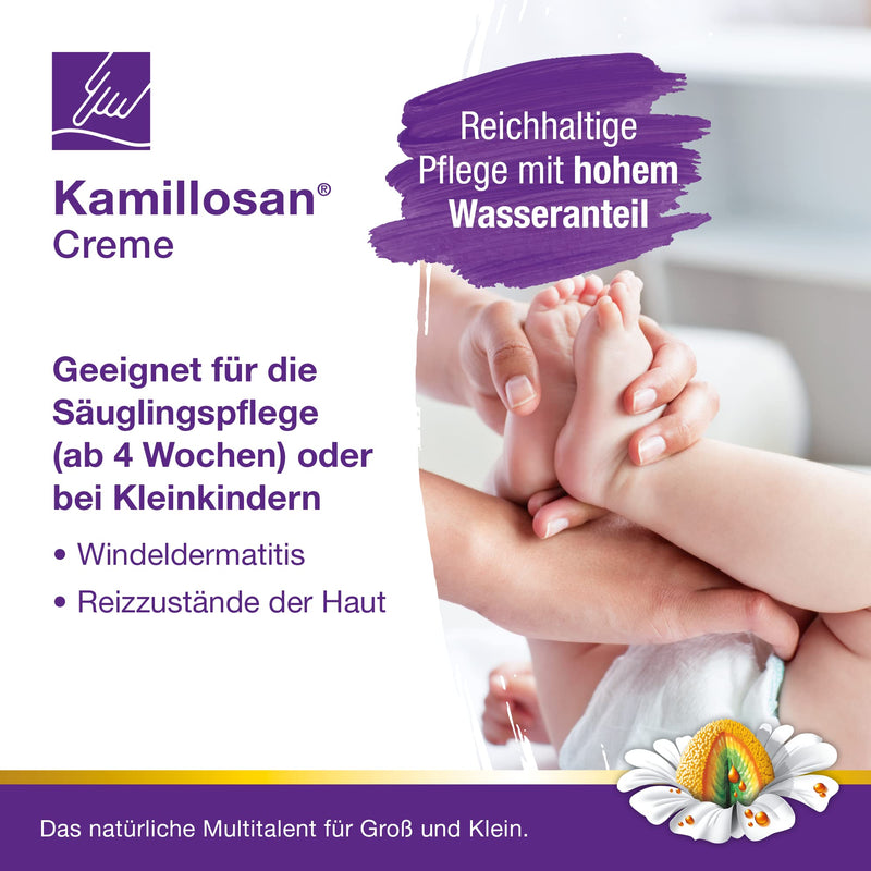 Kamillosan Cream: Anti-inflammatory wound and healing cream for skin care for neurodermatitis and eczema, 100 g 100 g (pack of 1) - NewNest Australia