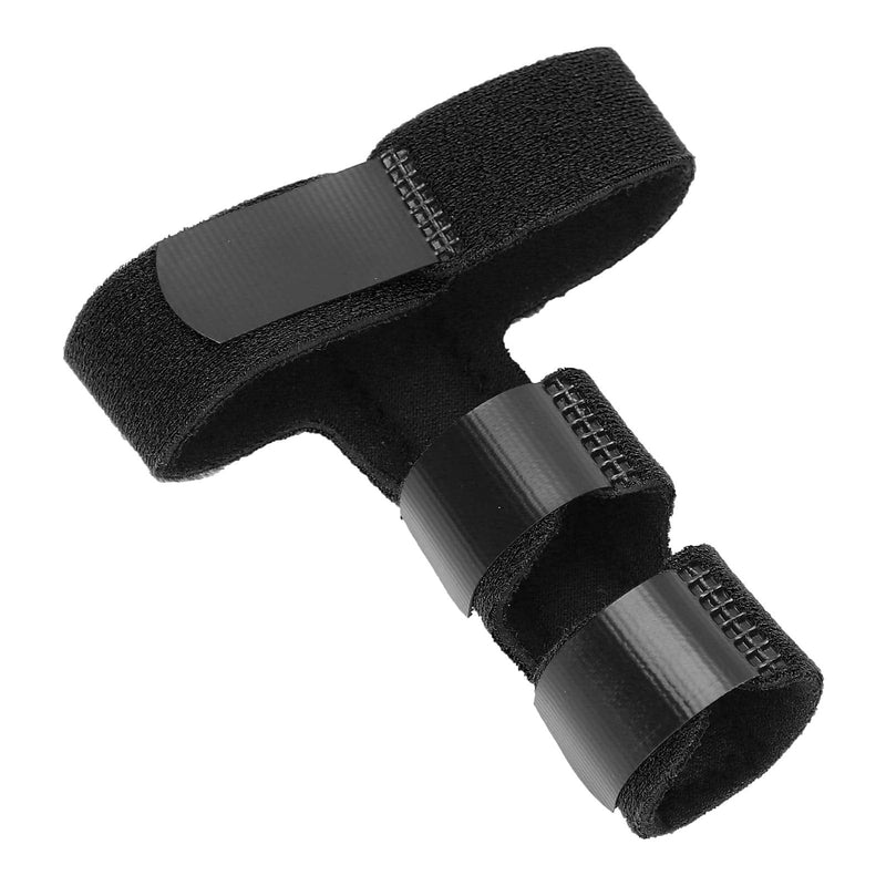 Trigger Finger Splint, Breathable Finger Joints Clamp Stabilizer Sprain Fracture Restoration Finger Fixing Splint Protection For Pain Relief, Sports Injuries, Basketball (Black) - NewNest Australia