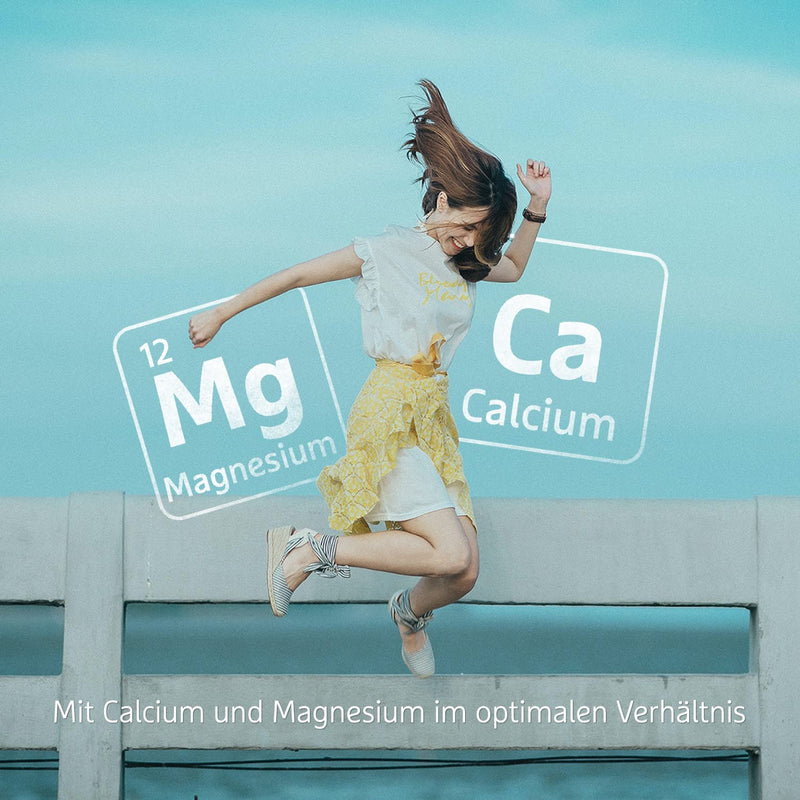 effective nature Sango sea coral + vitamin D3 & K2-120 capsules - with calcium & magnesium in the optimal ratio 2:1 - high dosage & vegan - nutritional supplement for bones & acid-base balance - NewNest Australia