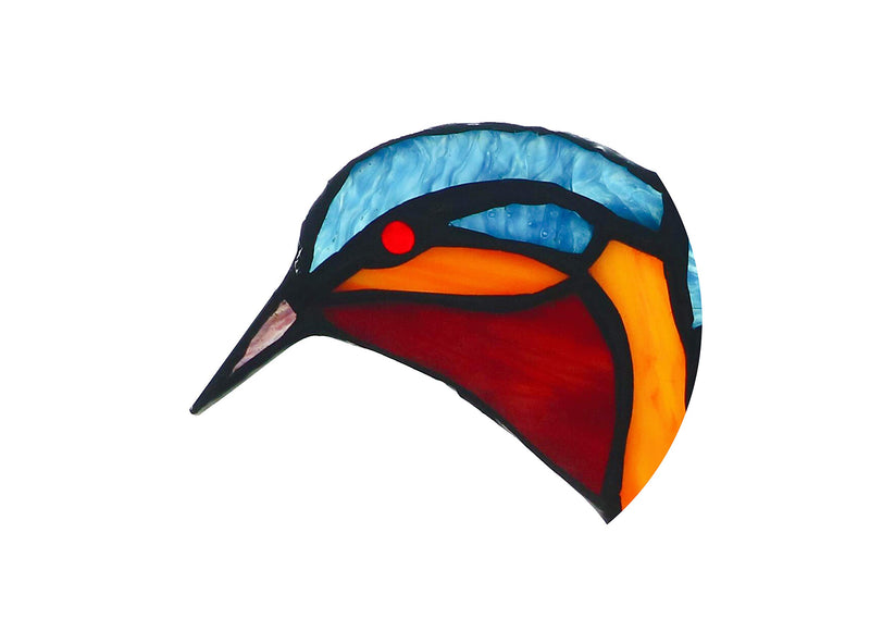 NewNest Australia - Alivagar Stained Glass Bird Window Hangings SunCatcher, 9" x 7 1/2" 