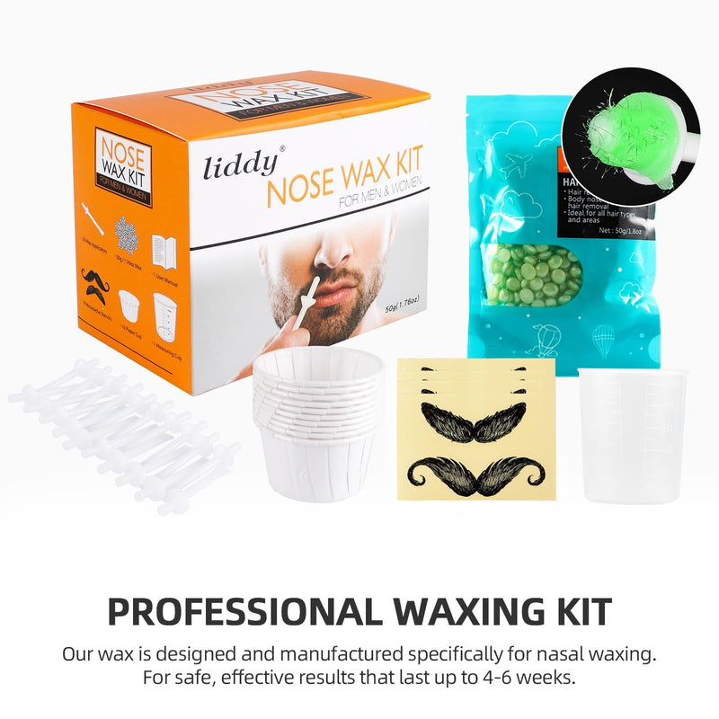 Nose Hair Removal Wax Kit, 50 G Wax, Nose Wax Kit, Nose Hair Wax Set, Nose Hair Wax, Nose Wax Sticks, Nose Hair Removal Wax, Nose Wax Set For Men And Women, 50 G - NewNest Australia