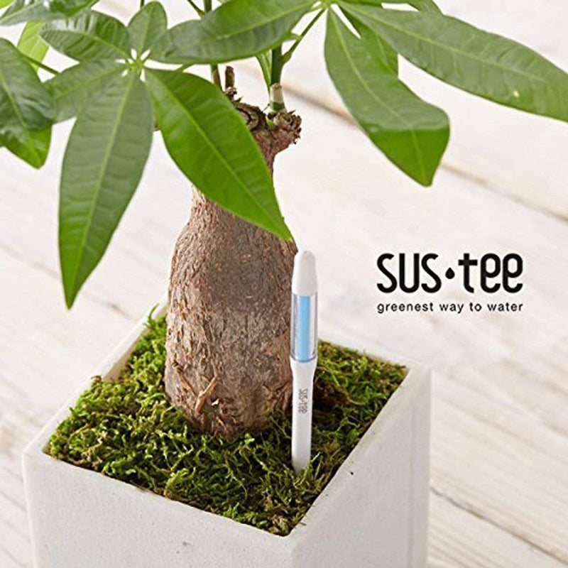 Sustee Aquameter (White, Medium, Refillable) - Plant Soil Moisture Sensor - Best for Potted Plants – Probe, Meter, Indicator - NewNest Australia