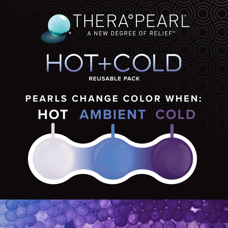 TheraPearl Back Wrap, Reusable Hot & Cold Therapy Pack with Gel Beads, Best Ice Pack for Wrist and Ankle Sprain, Flexible Hot & Cold Compression for Arthritis Pain Relief & Sports Injuries - NewNest Australia