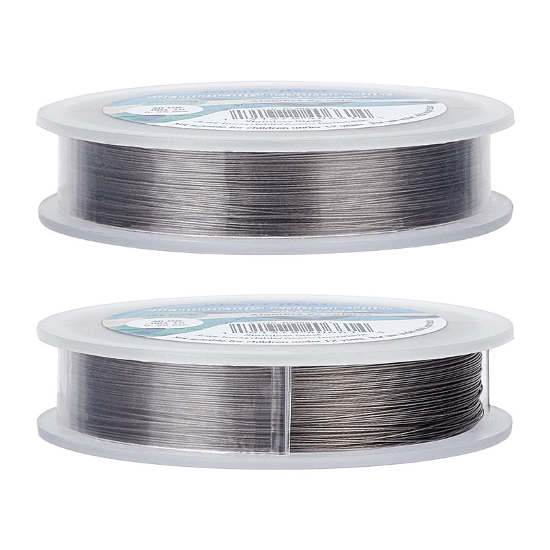BENECREAT 7 Strands Bead String Wire (0.25MM, 490FT) Nylon Coated Stainless Steel Beading Wire for Necklace Bracelet Making 0.25mm - 7 Strands - NewNest Australia