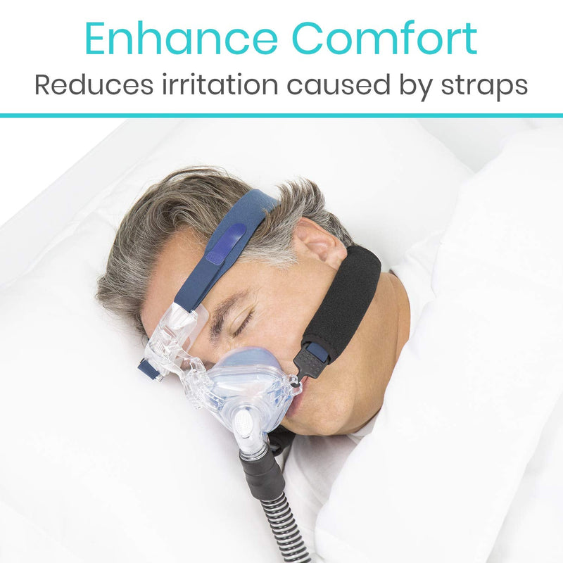 Vive CPAP Strap Covers- Headgear Mask Pads- Universal Fit for Full Face, Nasal, and BiPAP Machine Gear - for Women and Men Pressure Relief - No Red Marks - Machine Washable - Soft Comfort Liners 2 Count (Pack of 1) - NewNest Australia