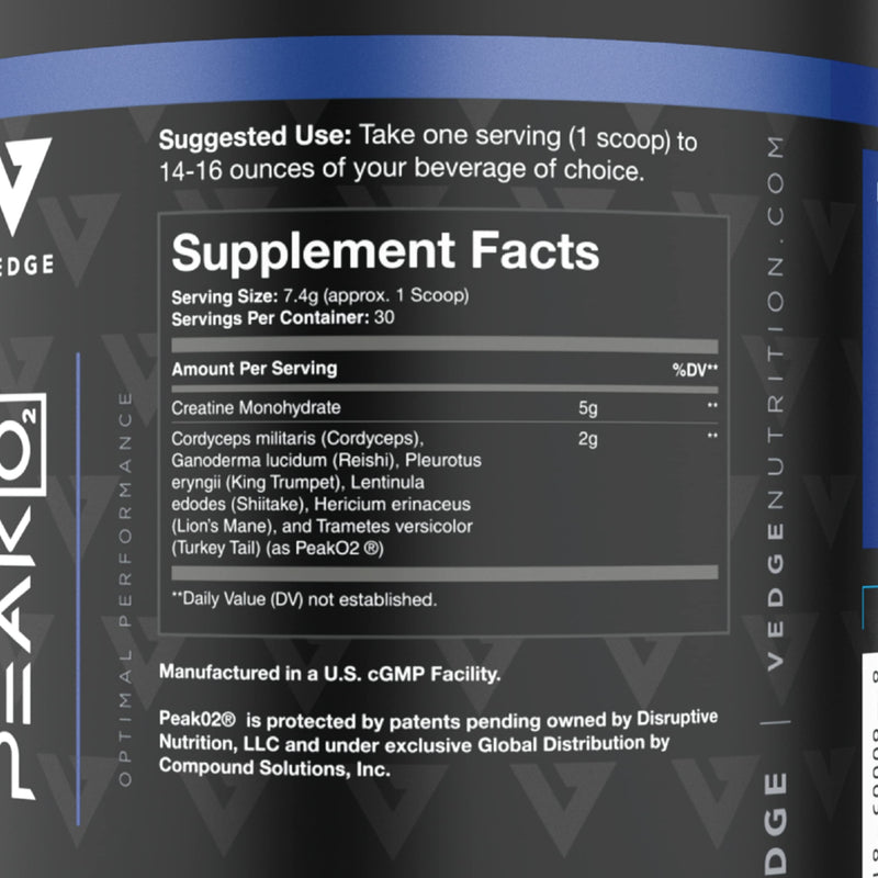 Vedge Nutrition Creatine + | Vegan Plant-Based Creatine Monohydrate Powder | Energy, Performance & Function | Ergogenic Aids for Athletes | Unflavored, 30 Servings - NewNest Australia