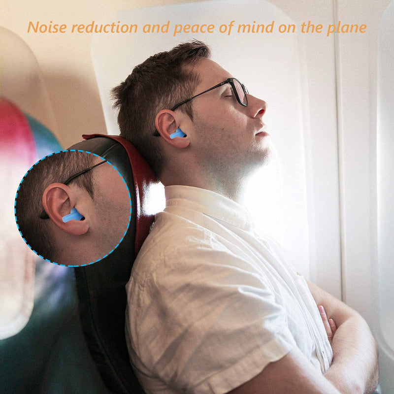 Silicone Ear Plugs For Swimmers, Noise Stop Earplugs, 10 Pairs, Soft Foam Earplugs, Ear Plugs For Hearing Protection, Ear Plugs, Ear Plugs, Ear Plugs With Portable Box - NewNest Australia