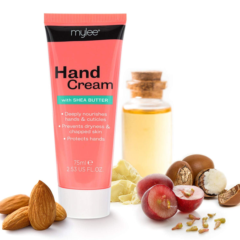 Mylee Moisturising Hand Cream with Natural Shea Butter, Cocoa Butter, Vitamin E, Sweet Almond & Argan Oil for Dry Rough Skin – Fast Absorbing, Softening & Soothing – Vegan and Cruelty-Free - NewNest Australia