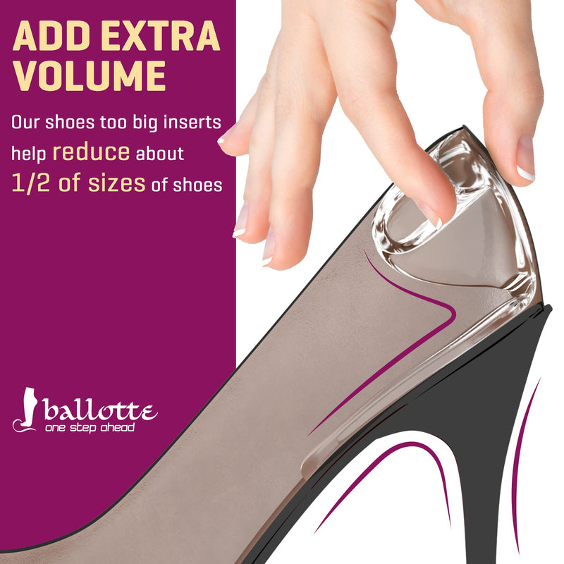 Invisible Heel Grips for Ladies Shoes [Heel Grips Add Volume and Cushioning] 8 Cushions for Shoes, Extra Sticky Heel Gel Pads, Heel Protectors Good for Most New Shoes Insoles Clear One Size - NewNest Australia